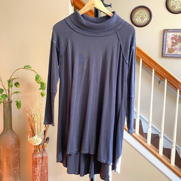 Beau Jours Organic Cotton Hemp Blend Oversized Exposed Seam Tunic Size XS - Picture 1 of 15
